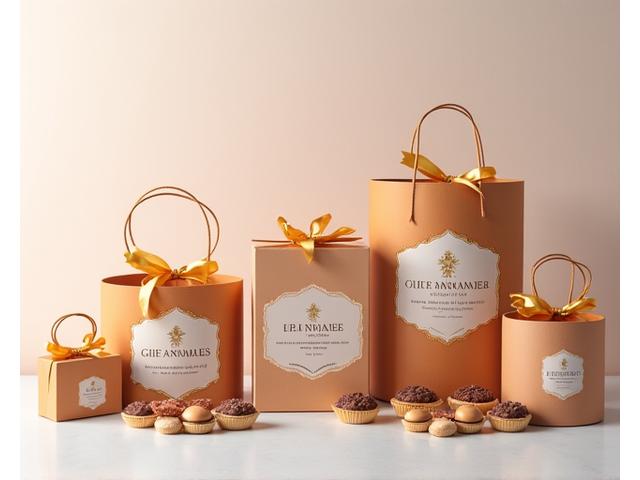 Coffrets cadeaux de spécialités lyonnaises élégamment emballés